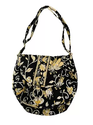 Vera Bradley SADDLE UP Crossbody YELLOW BIRD Shoulder Quilted Bag Purse Hipster • $19.19