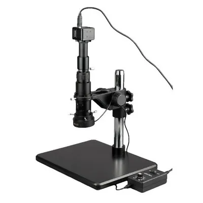 AmScope 11X-80X Industrial Single Zoom Inspection Microscope + 5MP USB Camera • $711.99