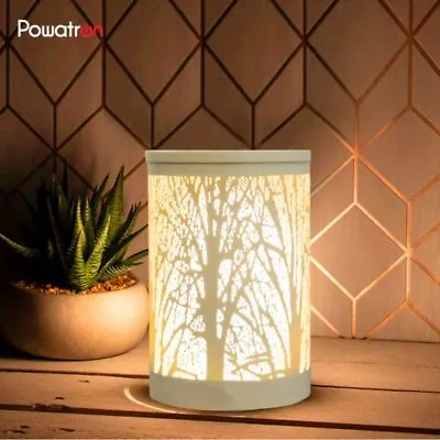 Electric Aroma Wax Warmer Lamp Melt Burner Oil Touch Lamp Texture 3D Night Light • £13.99