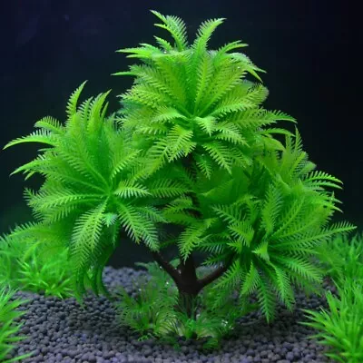 £5.27 • Buy Aquarium Large Artificial Fake Tank Water Ornament Fish Plant Plastic Decor 