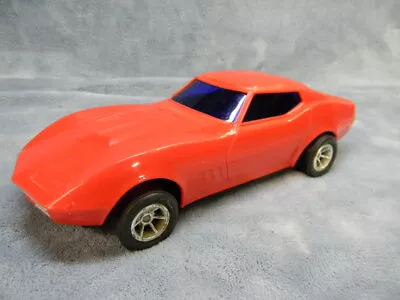 Vintage Modern Toys 1968-69 Corvette Stingray Plastic Friction Red Car  • $24.99