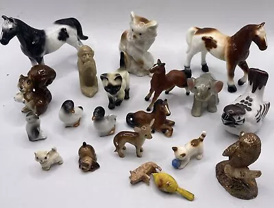 Vintage Assorted Lot Of 20 Miniature Animals • $35