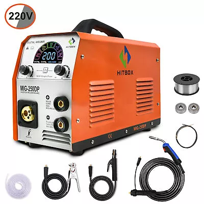 £219.99 • Buy 200a Aluminum Mig Welder 220v Gas No-gas Tig Mig Arc Igbt Welding Machine