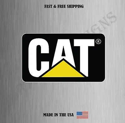 Caterpillar Cat Sticker Vinyl Decal Truck Car Window Bumper Wall Water Resistant • $4.39