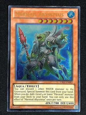 Yugioh Mermail Abyssteus Cblz-en083 Ultimate Light Play • $17.99