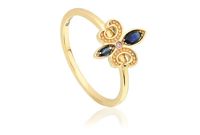 £89 • Buy NEW Official Welsh Clogau Yellow & Rose Gold Bohemia Ring SIZE P £171 OFF!