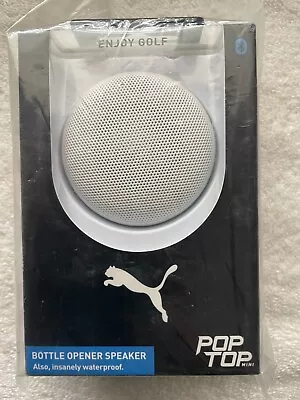 PUMA POP TOP BOTTLE OPENER SPEAKER BLACK New & Sealed • $23