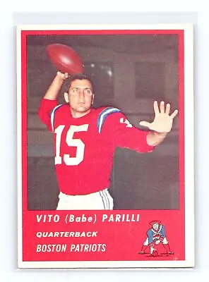 1963 Fleer #2 Vito (Babe) Parilli • $49.97