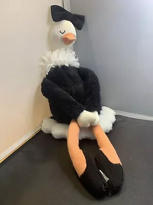 $14 • Buy Pillowfort Ostrich Plush Target Plush Stuffed Animal Black Ballerina Doll Toy D