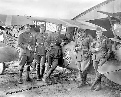 Capt. Eddie Rickenbacker & His Spad XIII 8x10 Photo • $12.95