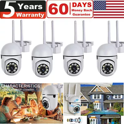 4x Wireless Security Camera System Outdoor Home Wifi Night Vision Cam 1080P • $29.99