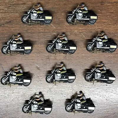 10x CHIPS SLOT CAR MOTORCYCLE LOT - CALIFORNIA HIGHWAY PATROL POLICE CHASE COP • $500