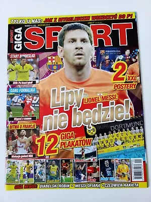 Giga Sport 2012 Polish Magazine 12 Posters FC Barcelona Ibrahimovic Usain Bolt • $35