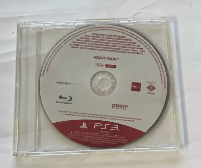 Heavy Rain Promo Disc PS3 Rare- No Manual Free Postage • $27.99