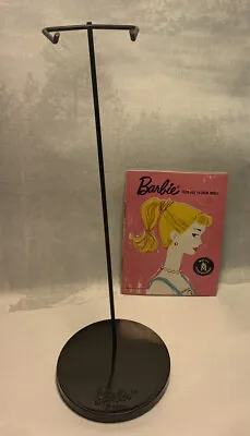 Vintage Barbie Ponytail #2 Doll Pedestal Stand TM Rare 1st Issued W/ Booklet • $465