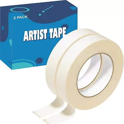 2 Pack White Artist Tape Art Masking Artist Tape For Watercolor Painting Drafti • $15.88