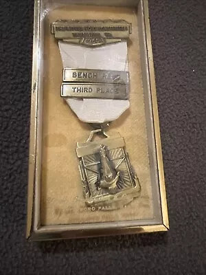 $24 • Buy 1965 The Witten Fort Long Rifles TAZEEELL VA. Medal Award Mint In Box Bench Rest
