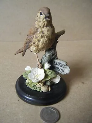 Country Artists  SONG THRUSH WITH APPLE BLOSSOM  01209  M.Abberley 1998. No Box • £17.99