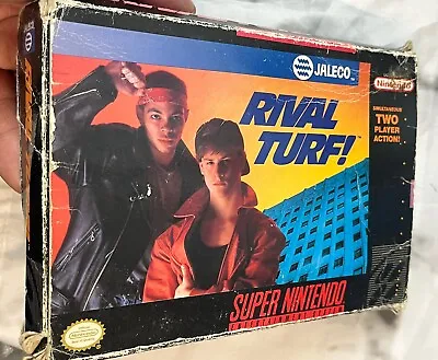 Rival Turf! SNES Complete NTSC (USA) Rare • £10