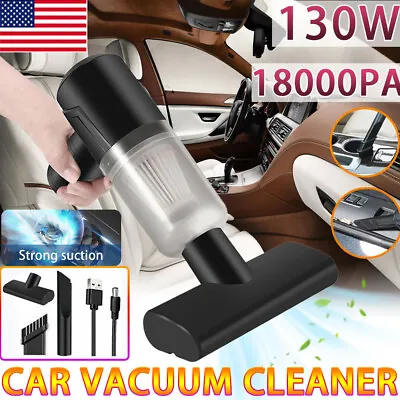 130W Cordless Handheld Vacuum Cleaner Portable Mini Car Auto Home Wireless USA • $12.49