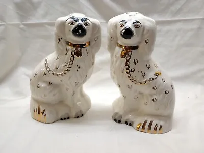 Pair Of Vintage English Beswick Ceramic Dogs • £22