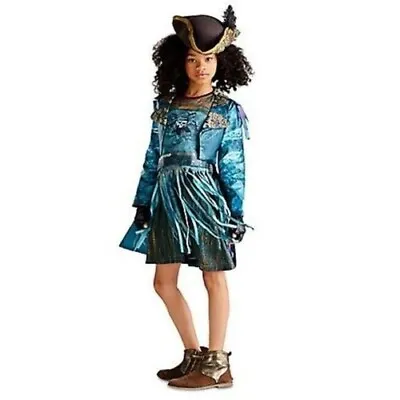 $39.99 • Buy Disney Store UMA Girls Descendants 2 Cosplay Halloween Costume Pirate Set Sz 7/8