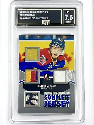 Connor McDavid • ITG Heroes & Prospects • 2013 Complete Jersey • GMA • 1 Of 9 • $225