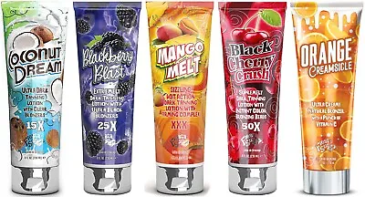 £14.99 • Buy Fiesta Sun FRUITY SCENTSATIONS COLLECTION Sunbed Tanning Lotions - Fast Dispatch