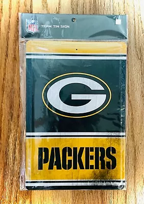 Green Bay Packers NFL Team Logo Tin Sign • $3.75