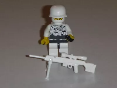 Army Themed WW2 Era Fighter 1 Minifig Camoflauge Sniper Soldier Custom Made • $13.66