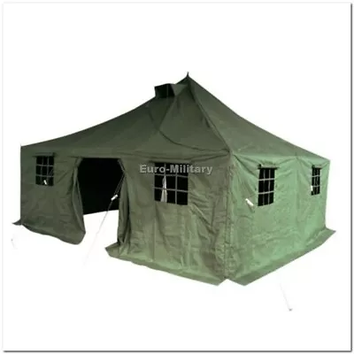 LARGE 11 Men Army Base Camp Military TENT 5x5m - 100% PolyCanvas - Factory New • $1306.99