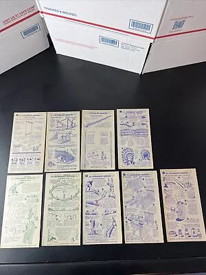 1950s National Biscuit Co Nabisco Straight Arrow Injunuity Manual Cards Book 1-3 • $11.95