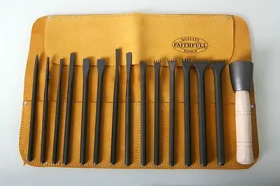 £239.79 • Buy Italian Stone Carving Fire-Sharp Carbon Steel 16pc Full Chisel Set With Hammer