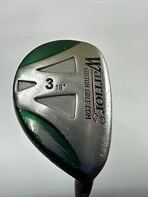 $18.95 • Buy Warrior Custom Golf 3 Fairway/Hybrid Wood 19 Degrees Right Handed  Graphite