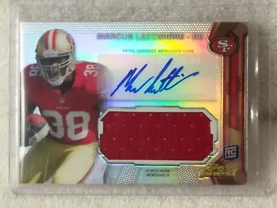 2013 Topps Finest RC Auto Jumbo Patch Relic Marcus Lattimore Rookie #AJR-ML  • $12