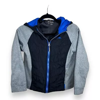 Large Boys Pacific Trail Coat Grey Black Blue Jacket  Full Zip • $9.99