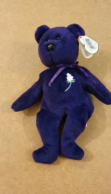 £8.99 • Buy TY Beanie Babies Princess Bear - Purple