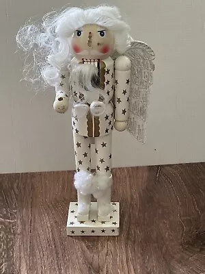 Angel Wooden Nutcracker With Flaw Vintage  • $9.75