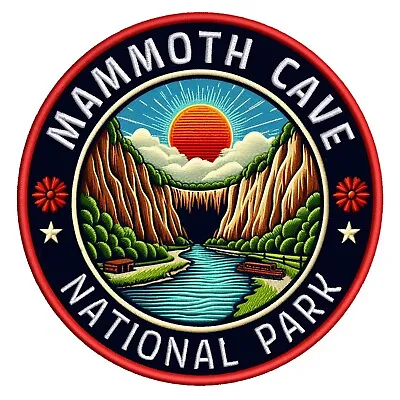 Mammoth Cave National Park Patch Iron-on Applique Nature Badge Kentucky Cavern • $3.99