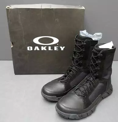 Men's Oakley SI Light Patrol Tactical Boot Black Leather/Canvas Size12 NIB New • $94.93