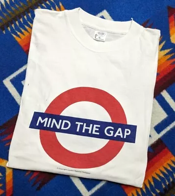 VTG 90s Blues Promo Mind The Gap London Underground Train Station T-Shirt XL • $22.50