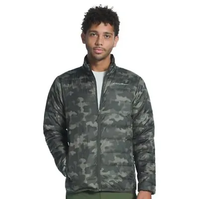 ⭐  NEW Men's Eddie Bauer CirrusLite Down Jacket L Large (CAMO) Puffer • $39.99