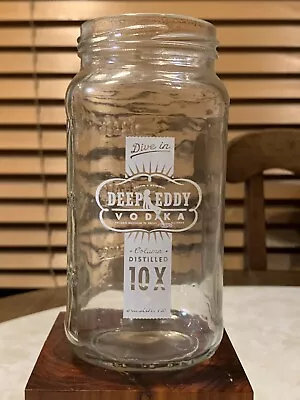 12 Mason Jars Deep Eddy Vodka  10X   Dive In  Whole Case Party Cocktail Drinks • $44