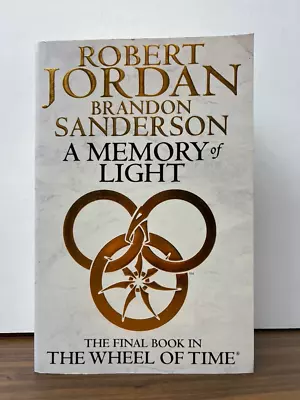 Wheel Of Time: A Memory Of Light - Robert Jordan (Facsimile Signature) Sanderson • $25