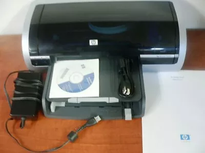 HP DeskJet 5650 Printer- Adapter-USB-Full Tray-CD--Fully Serviced Grade A !!! • $279