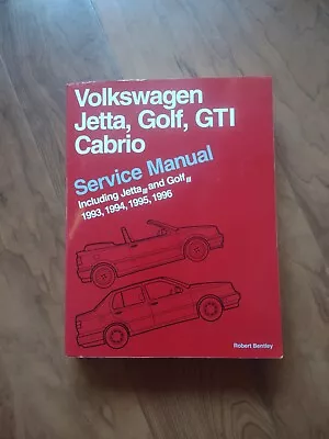 Volkswagen Jetta Golf GTI Cabrio 1993-1996 Factory Service Repair Manual Bentley • $40