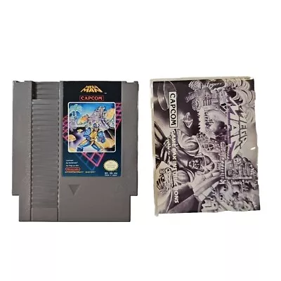 Capcom Mega Man NES Tested Working Included Manual And Case Plus SLEEVE • $199.99
