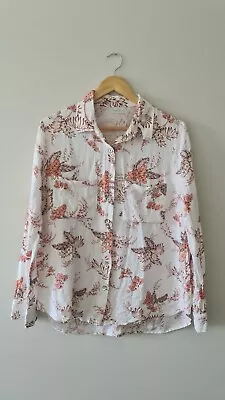 Tigerlily Linen Blend Shirt Sz 10 • $24