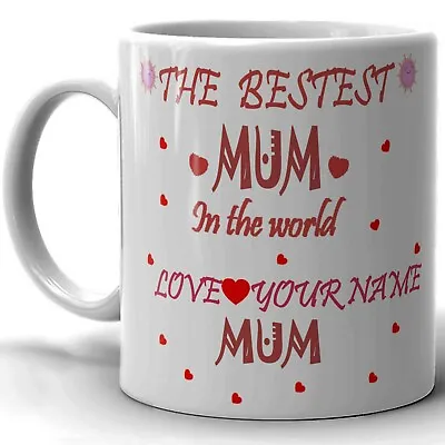 World's Best Mum Mug Mothers Day Gift Novelty Mug Coffe Tea Cup For Mothers Day • £8.99