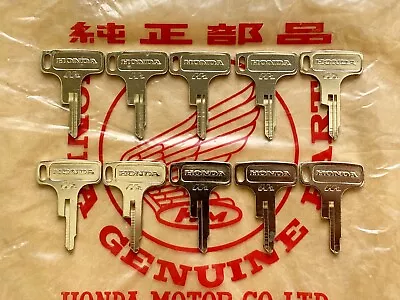 10pcs Honda Sl350 Cd125 Cd125k Cb125k Cl125k Cd175 Cb175k Cl175 Ss125 Keys Blank • $55